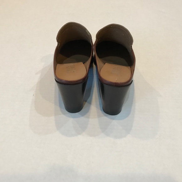 Franco Sarto brown leather mules. - Picture 4 of 5